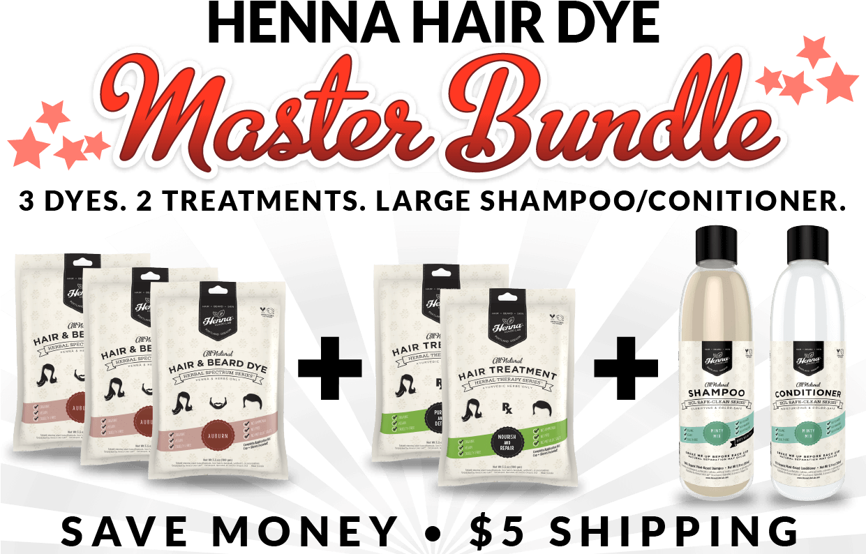 Henna Hair Dye Master Bundle - Henna Hair Dye Light Brown Hair Dye (1240x800), Png Download