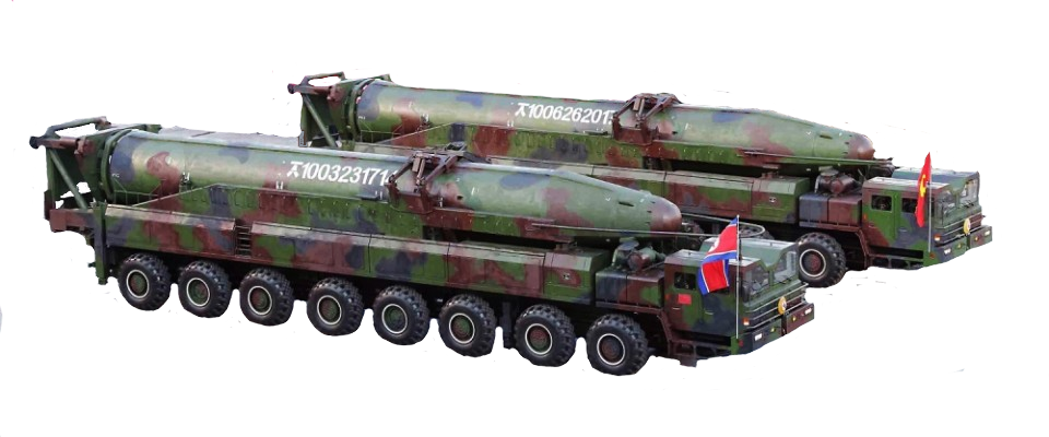 Objectnorth Korean Nuclear Missile Transport - Kn 08 (960x400), Png Download