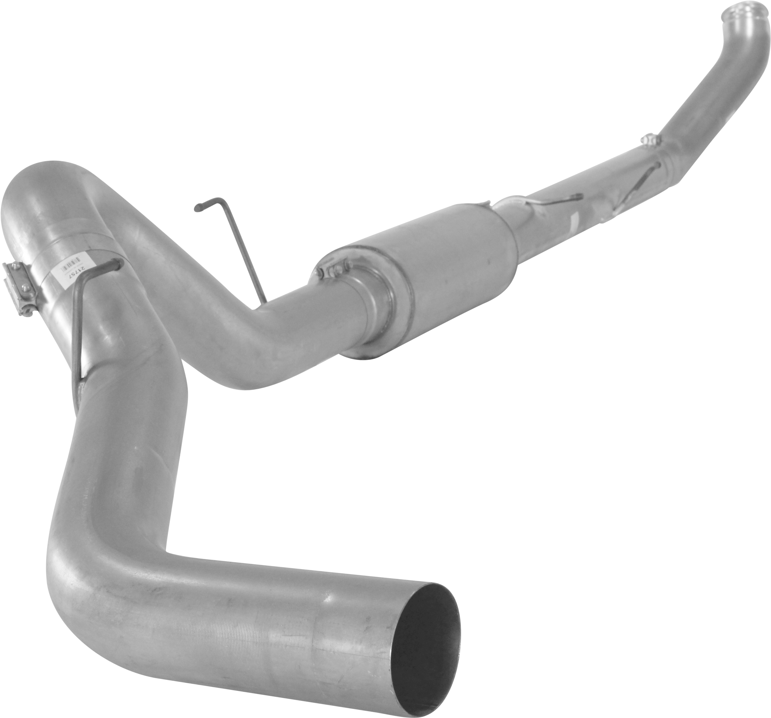 2013 Cummins 5″ Exhaust W/ Muffler Coil Spring Kit - Exhaust System (4096x2731), Png Download
