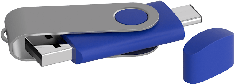 Starting From € 2,51 - Blue Otg Flash Png (800x346), Png Download