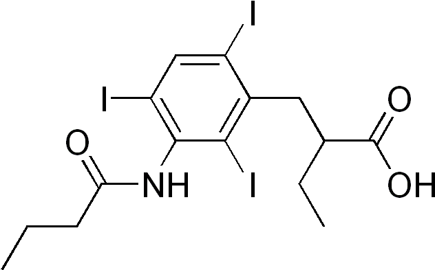 Tyropanoate - Cis Diethylstilbestrol (639x401), Png Download