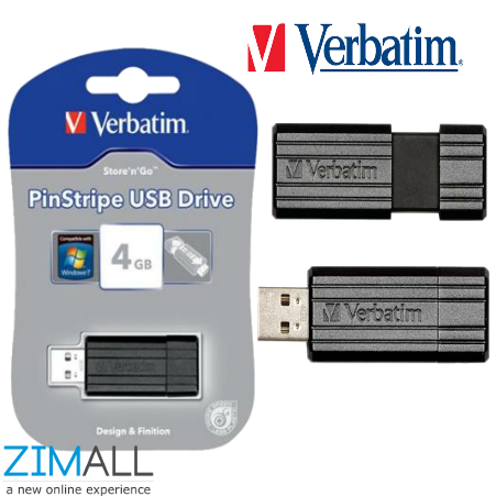 Verbatim Pinstripe - Usb Verbatim 32gb Pinstripe (800x475), Png Download