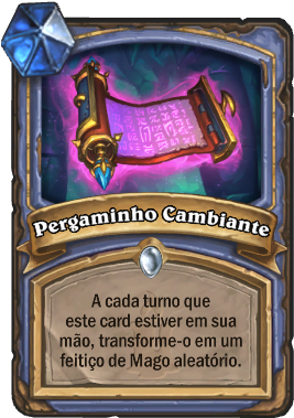 22 Dec 2017 - Shifting Scroll Hearthstone (307x465), Png Download