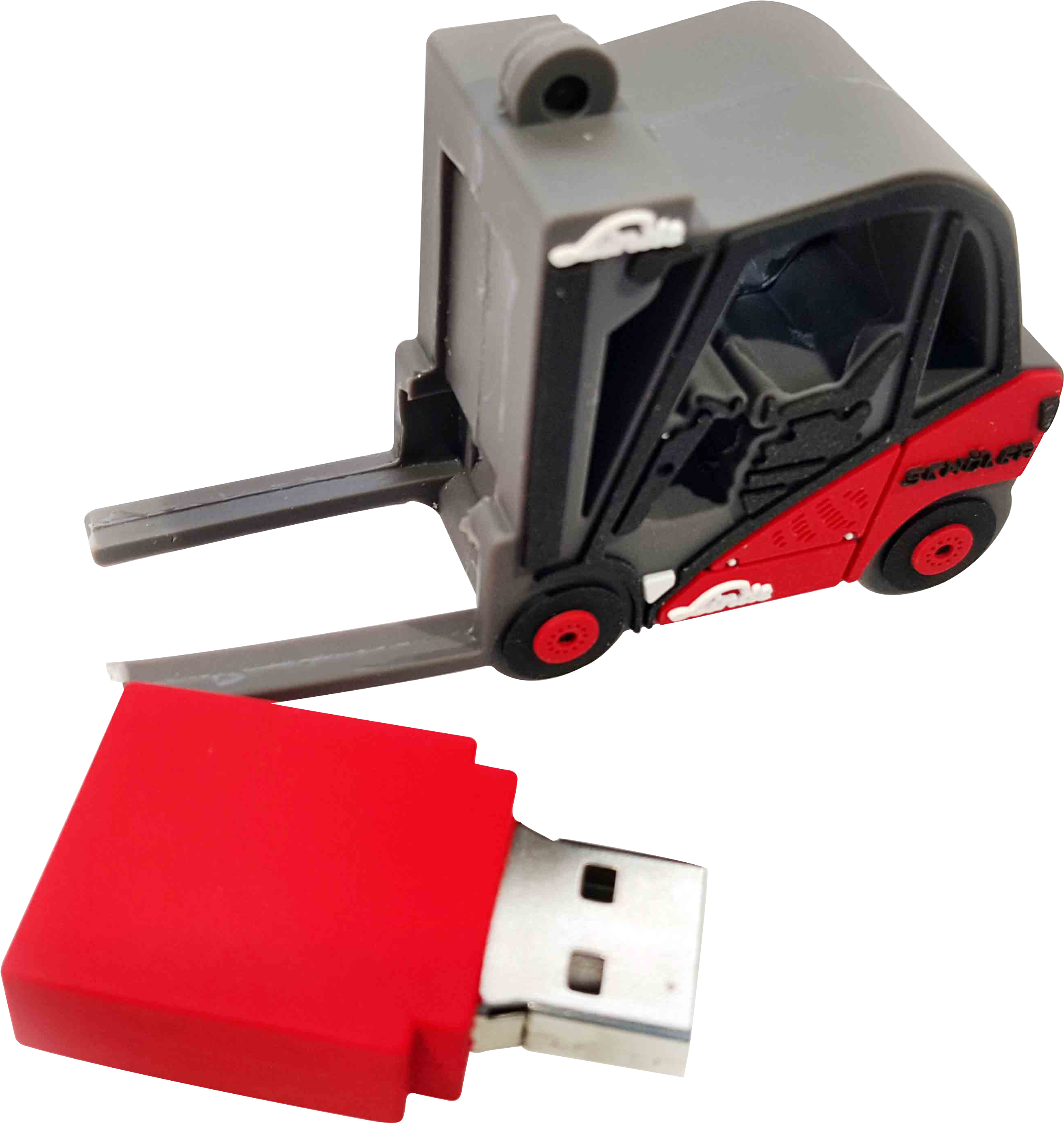 9181 Custom Usb Forklift - Usb Flash Drive (2976x2976), Png Download