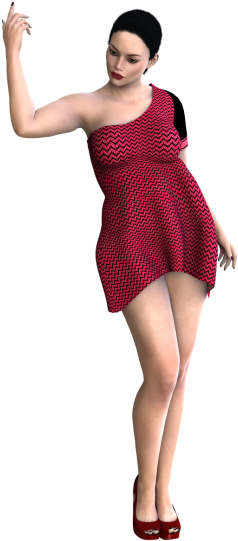 Render,png,transparent - Woman Standing Transparent Background (500x594), Png Download