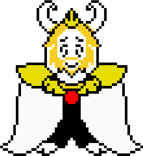 Hollow Asgore - Undertale Asgore Y Toriel (600x640), Png Download