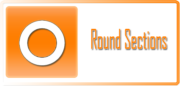 Round Sections - Equal Angle (738x350), Png Download