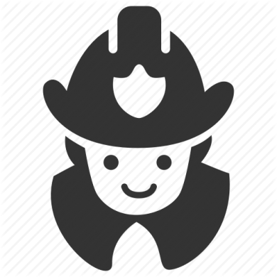 Cj Thiessen - Fireman Icon (390x390), Png Download