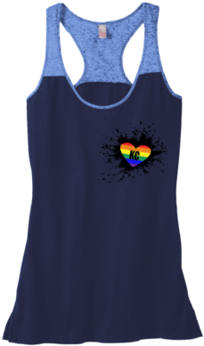 Kc Lgbt Paint Splatter Junior Varsity Tank - K9 Flag Varsity Tank (390x390), Png Download