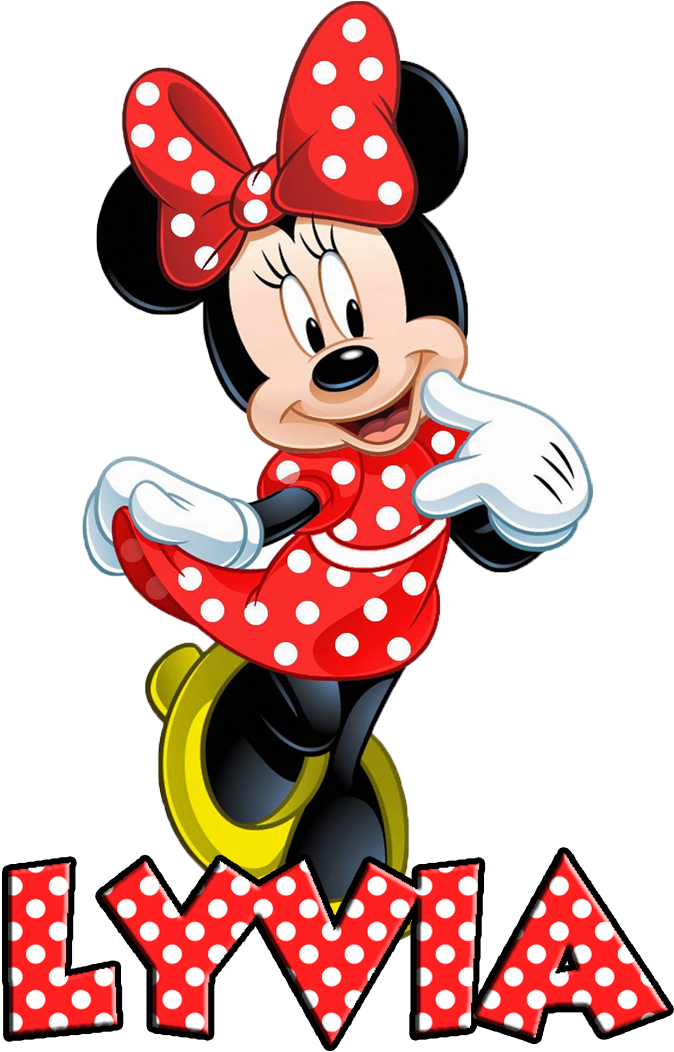 Kit Aniversário Personalizados Tema "minnie Vermelha" - Minnie Mouse Wall Decals Red (845x1418), Png Download