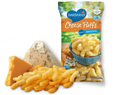 Barbaras Product Image - Barbara's Cheese Puffs Original (387x318), Png Download