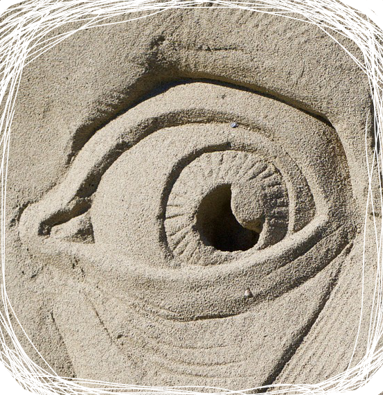 Eye - Sculpture (553x570), Png Download
