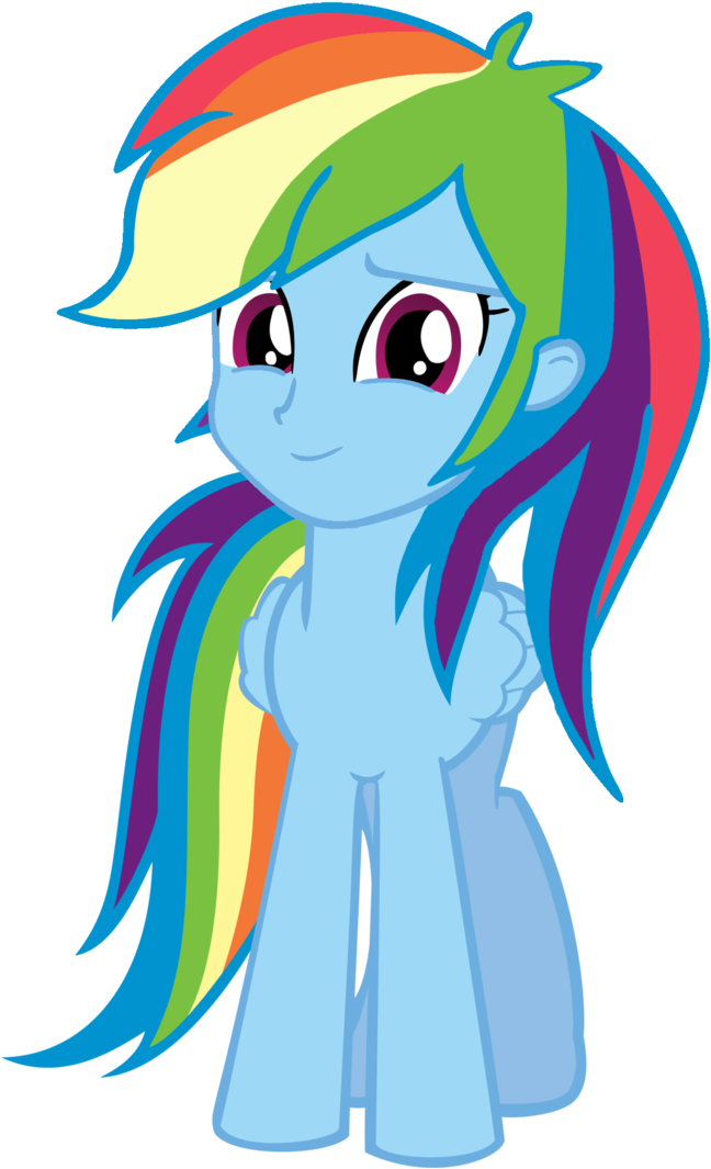 Rainbow Dash Pinkie Pie Rarity Applejack Twilight Sparkle - Rainbow Dash Eqwestria Girls (699x1144), Png Download