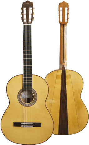 Ff Sabicas - Guitarra Conde Hermanos Fp 15 (300x472), Png Download