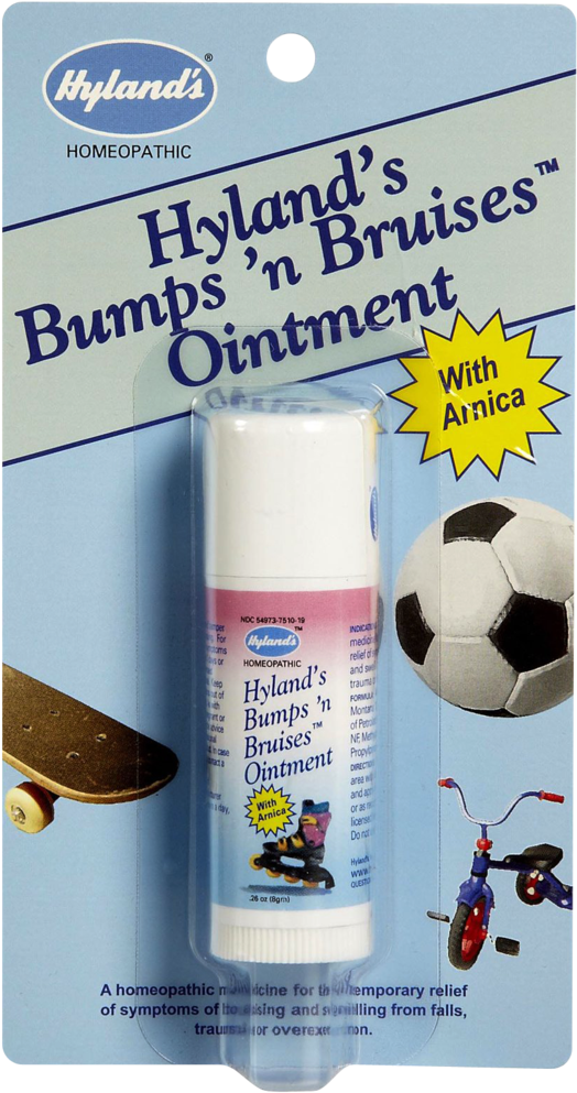 Bumps & Bruises Ointment - Hyland's Bump 'n Bruises Ointment With Arnica (561x1023), Png Download