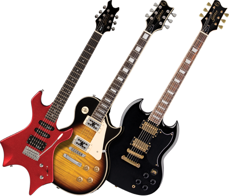 Classic Series - Electric Guitar (447x383), Png Download