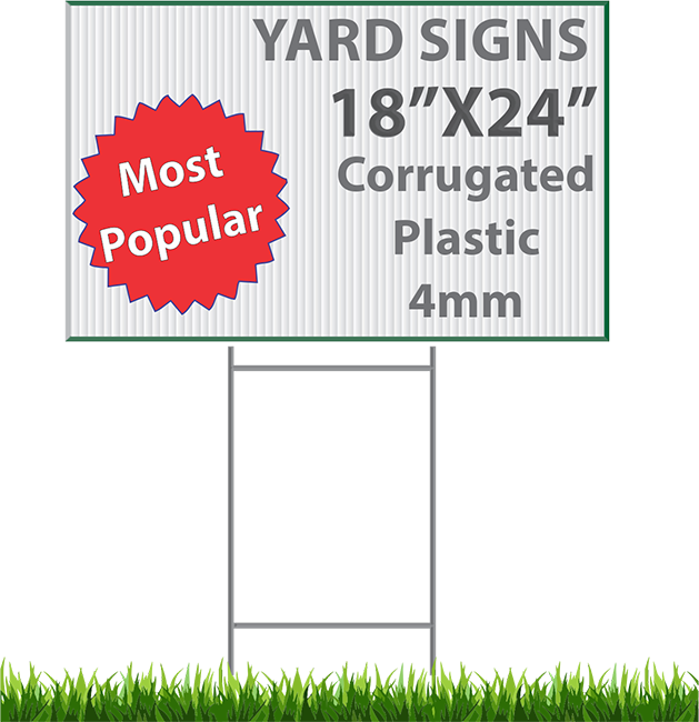 Yard Signs (629x650), Png Download