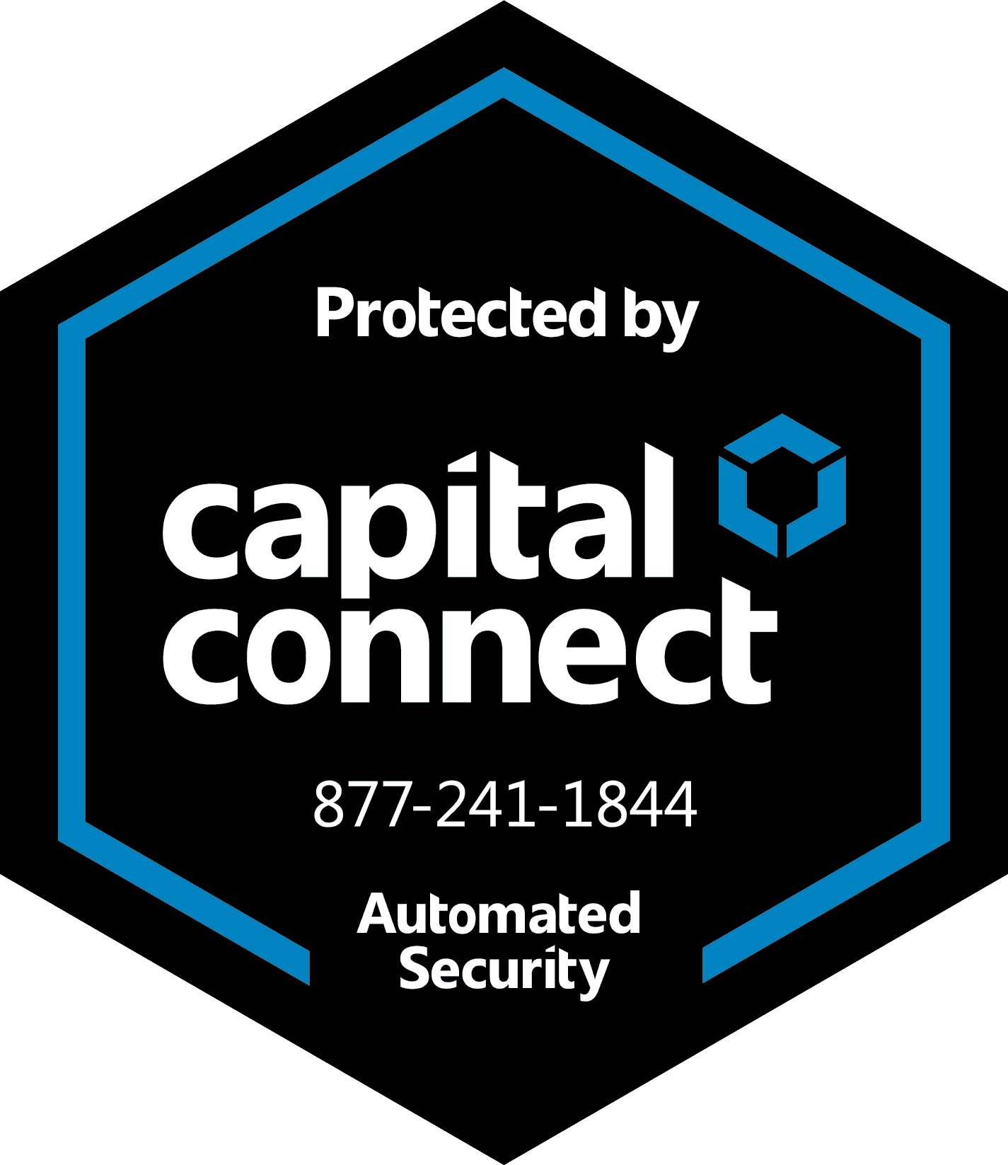 Home Security System Yard Sign - Capital Connect Security (1425x1646), Png Download