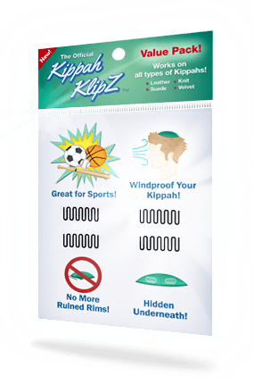 4 Pack - Kippah Klipz 2 Pack (285x430), Png Download
