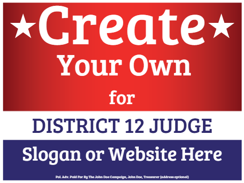 "create Your Own" Yard Sign Signitup - Lawn Sign (740x500), Png Download