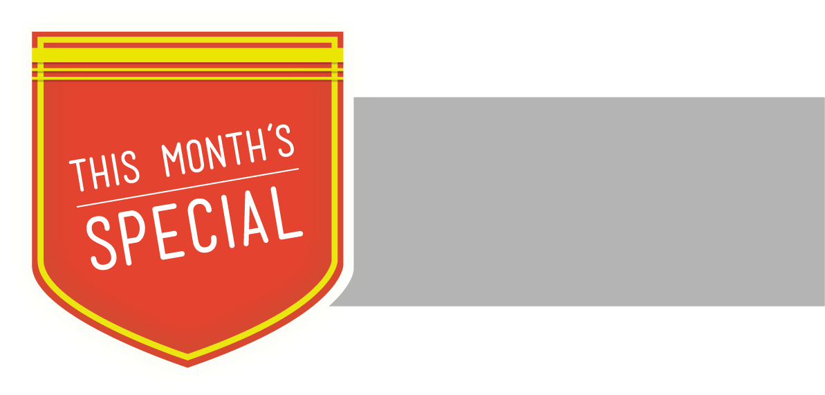 Yard Signs Monthly Special - Monthly Special Sign (1205x596), Png Download