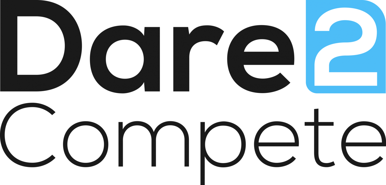 Cropped Logo Large 1 - Dare 2 Compete Logo Png (1500x719), Png Download