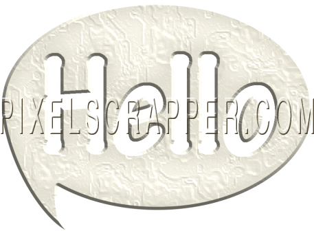 Hola Burbuja Del Discurso - Emblem (456x456), Png Download