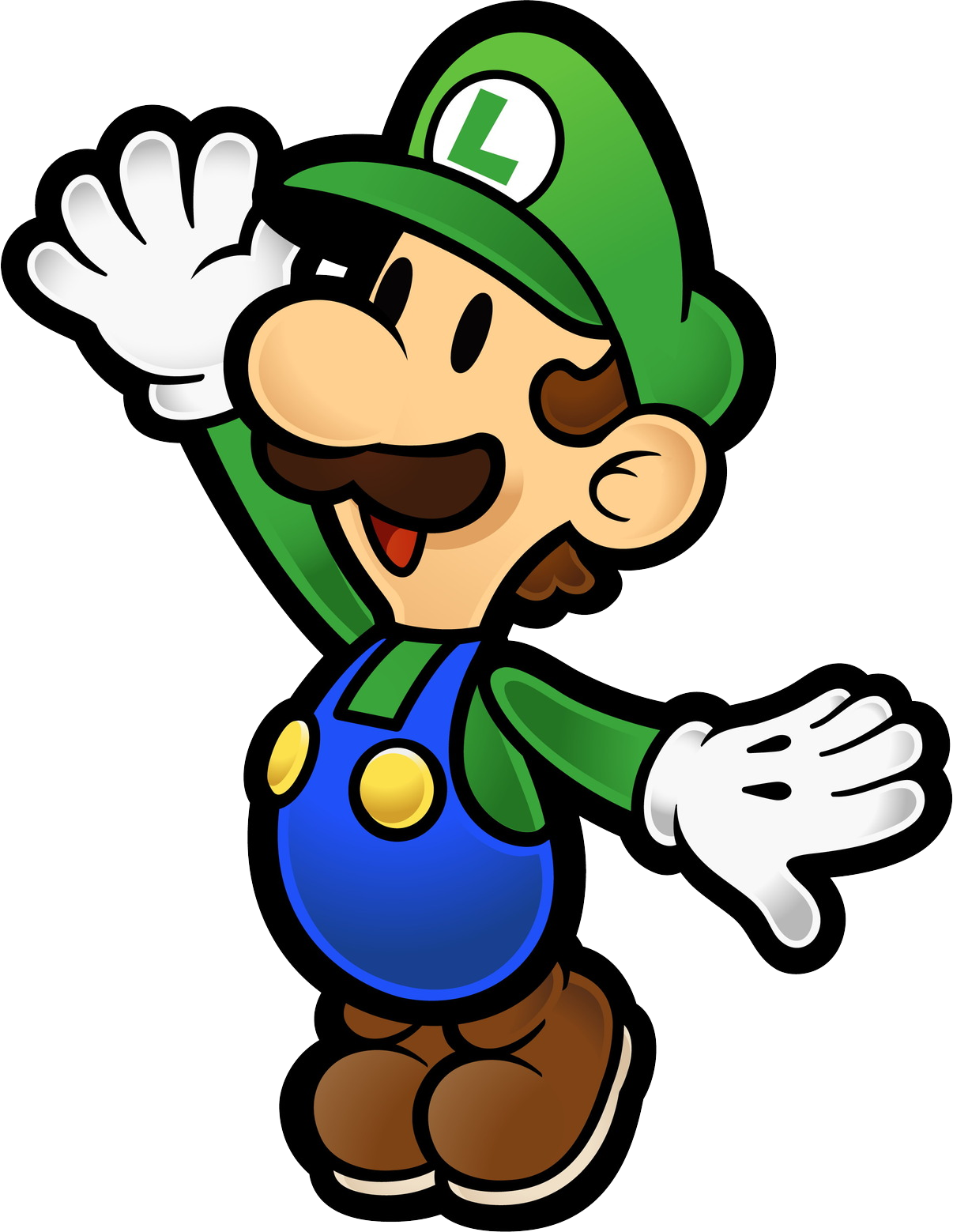 Wordbubble Exhibition - Super Paper Mario Luigi (806x1024), Png Download