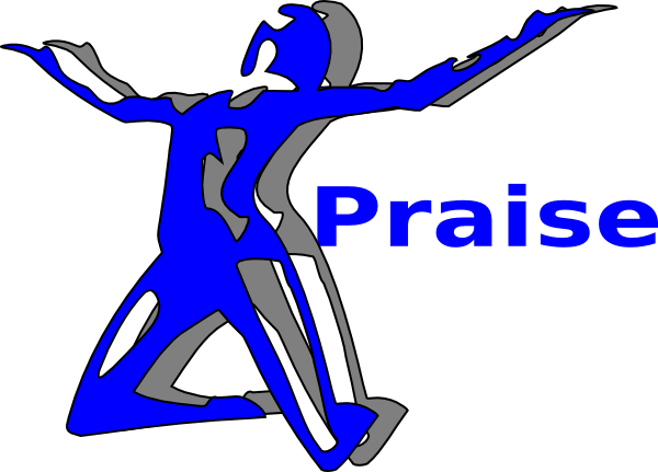 Dance Worship Cliparts - Praise And Worship Clip Art (600x431), Png Download