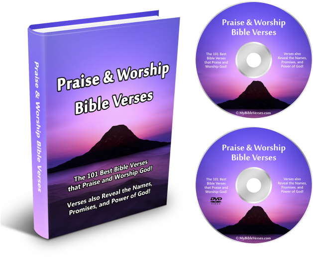 Praise And Worship Bible Verses - Cd (640x640), Png Download