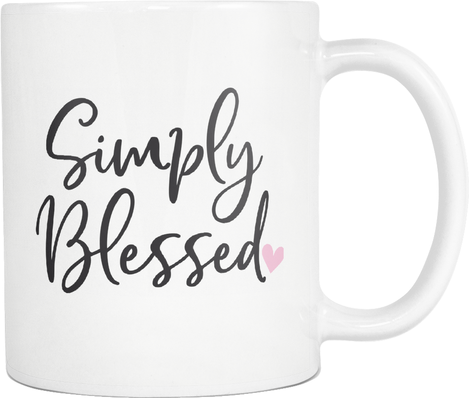 Simply Blessed Mug - Simply Blessed (1024x1024), Png Download