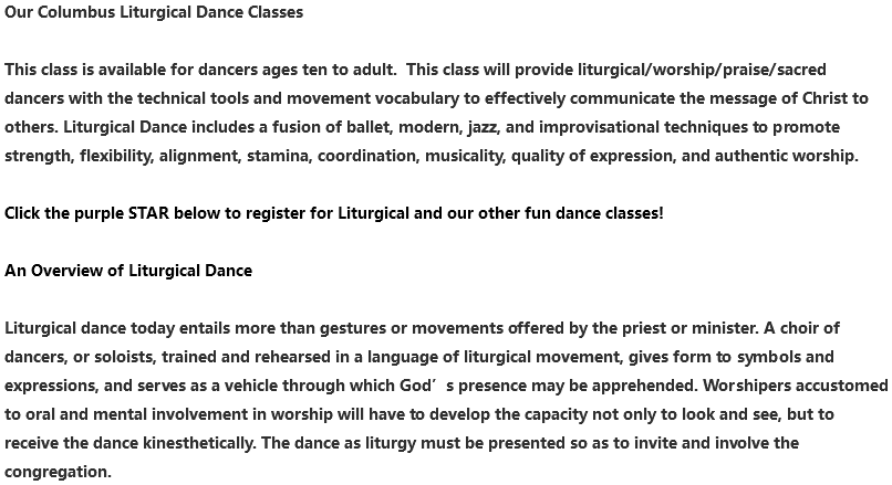 Columbus Liturgical Dance Columbus Liturgical Dance - Textos Com Sentido Figurado (808x450), Png Download