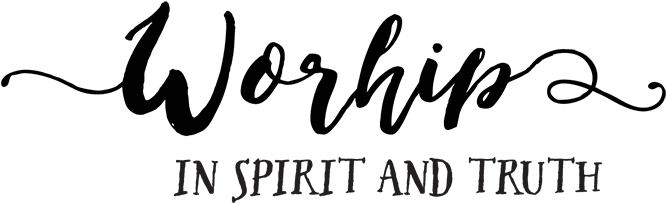 Worship In Spirit And Truth - Worship In Spirit And Truth Graphic Black (700x226), Png Download