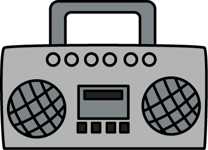Royalty Free Boom Box Clip Art, Vector Images & Illustrations - Blue's Clues Tape Player (414x299), Png Download