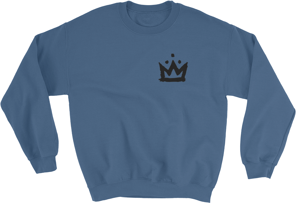 Graffiti Crown Crewneck Sweatshirt - Frenchies Family Sweatshirt (1000x1000), Png Download