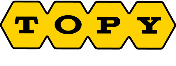 Topy Logo High Res Yellow Footer - Topy Fasteners Thailand Ltd (600x225), Png Download