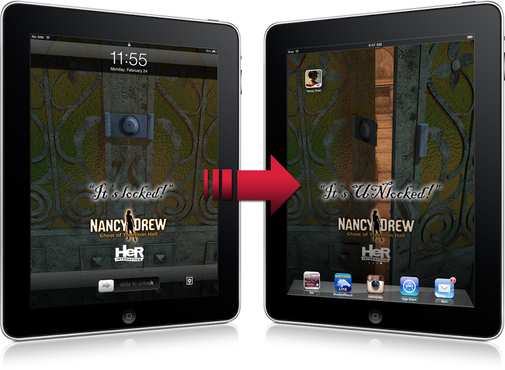 I Love It - Nancy Drew Its Locked (1024x751), Png Download