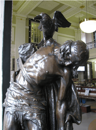 Modern Ireland In 100 Artworks - Oliver Sheppard (880x440), Png Download