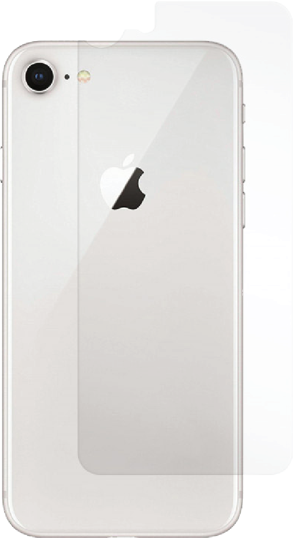 Apple Iphone 8 Back Tempered Glass Screen Protector Screen Protector Full Size Png Download Seekpng