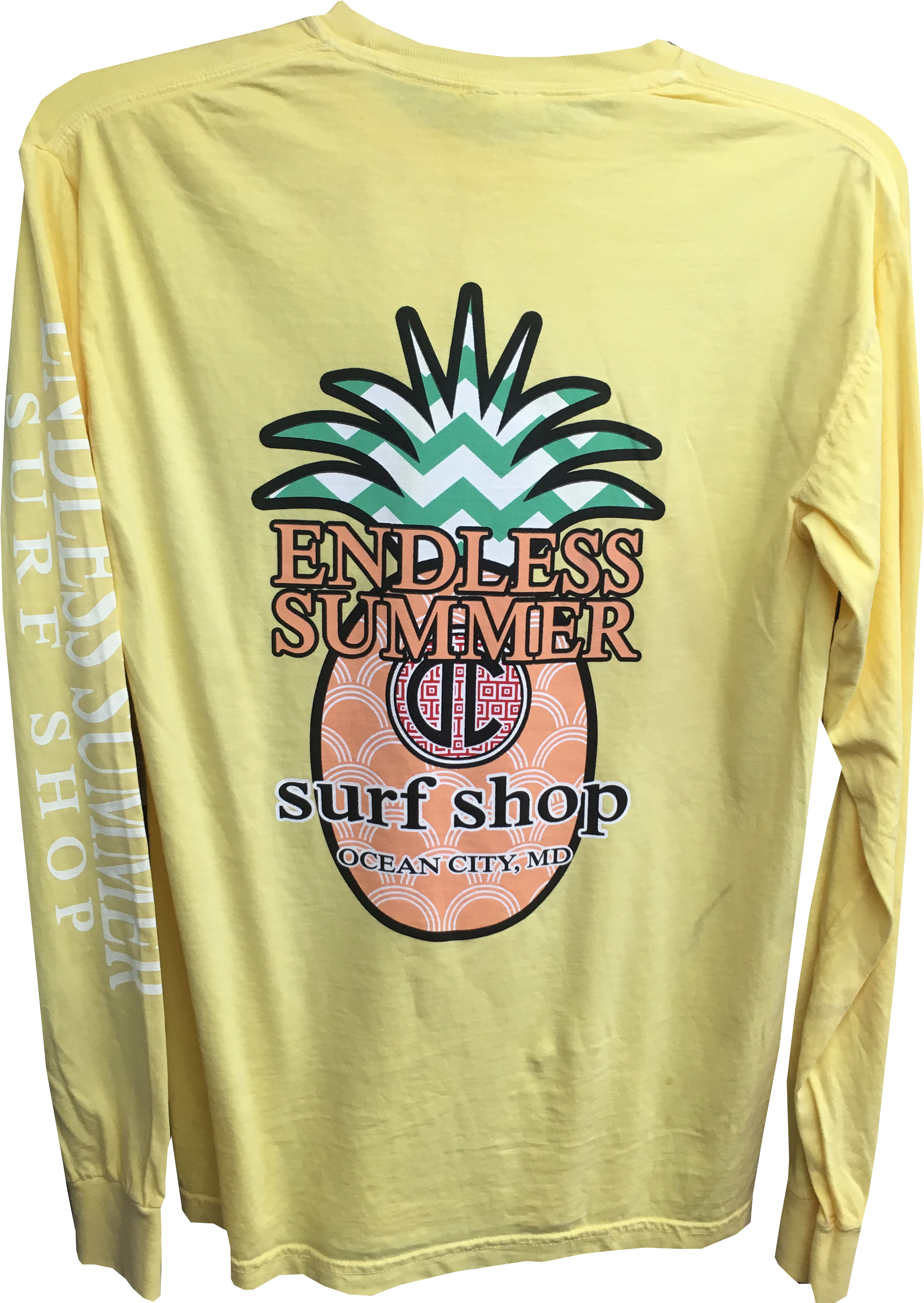 Ocean City Yellow Long Sleeve Tshirt - Ocean City Md Shirt (3024x4032), Png Download