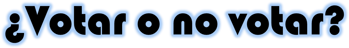 Asistiré A Votar El Domingo Y Mi Voto Será Nulo En - Voting (1461x404), Png Download