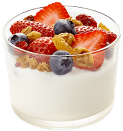 Greek Yogurt Parfait W/ Cookie Crumbs - Emulsifier Examples (500x500), Png Download