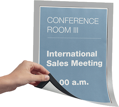 Durable Duraframe A4, Black, Pack 2 (400x360), Png Download