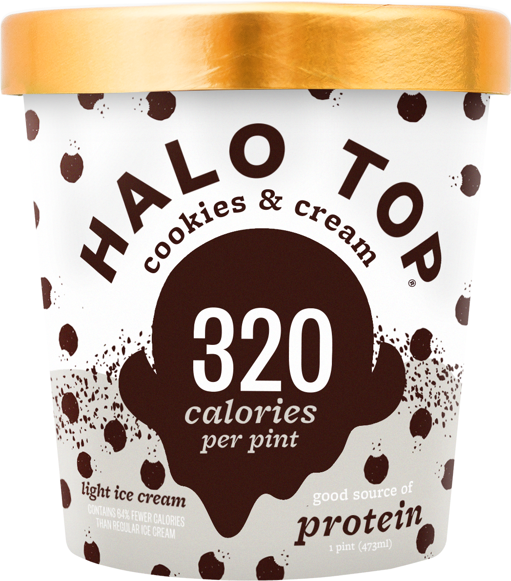 Halo Top Salted Caramel (1250x1250), Png Download