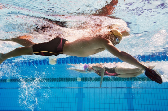 Using Fins Allows You To Move Faster, Which Not Only - Speedo Tech Paddle Swimming Training Pack - Adult - (708x360), Png Download