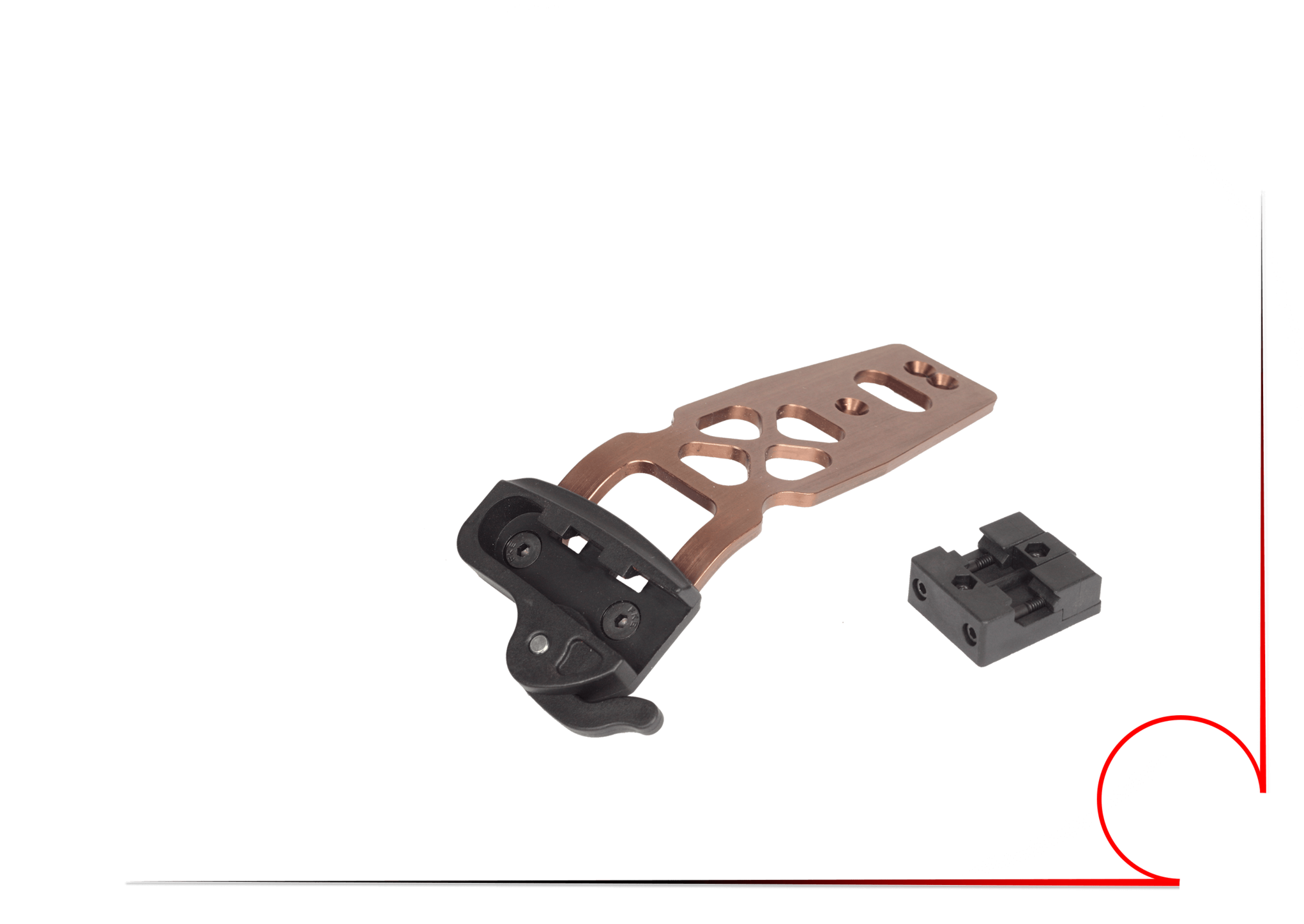 Empire Side Mount Quiver Bracket W/claw Mount - Sports (2048x1446), Png Download