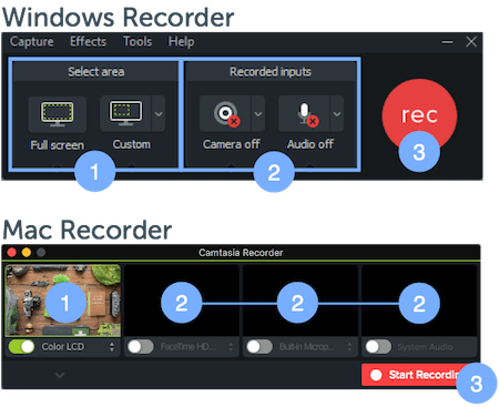 #3 Click Start Recording To Begin - Microsoft Windows (450x367), Png Download