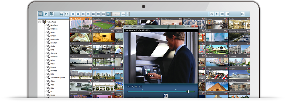 Qnap Surveillance Station Camera (980x350), Png Download