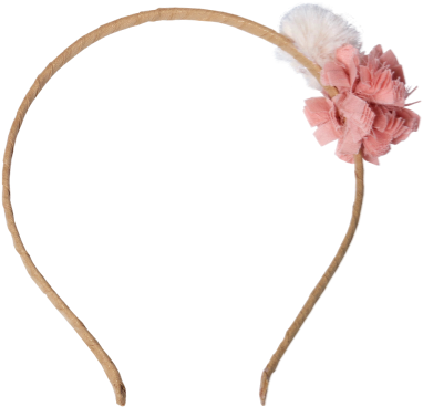 Diadema Beige Dorado Y Rosa Empolvado - Maileg Serre Tete (460x383), Png Download