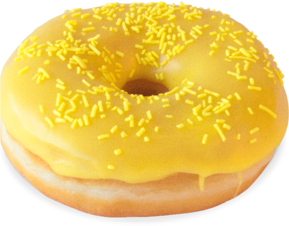 Horiz 900x600-38 - Doughnuts Yellow And Purple (1024x1024), Png Download